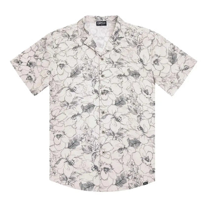 Secret Garden Men's Button Down Resort Shirt, Modern Fit