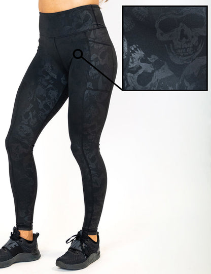 Shadow Skulls Leggings