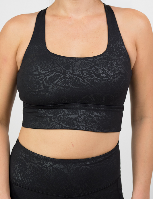 Longline Bra | Shadow Python
