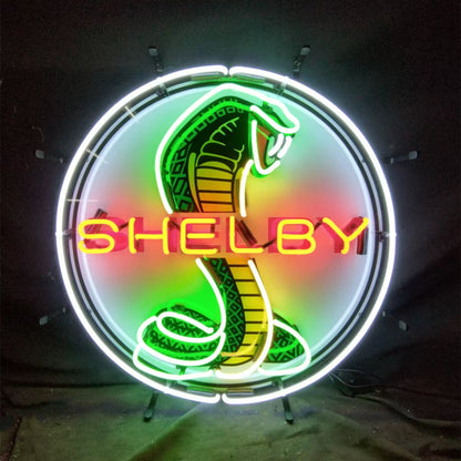 Shelby Cobra Car Logo Neon Signs