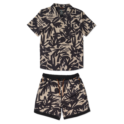 OLEU ALL-SHORT™ 6" INSEAM I 16.5" OUTSEAM - CARVINGS in SANDSTONE