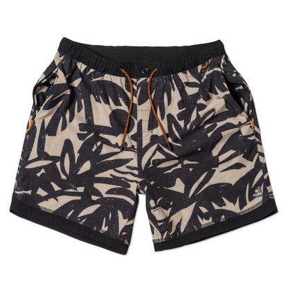 OLEU ALL-SHORT™ 6" INSEAM I 16.5" OUTSEAM - CARVINGS in SANDSTONE