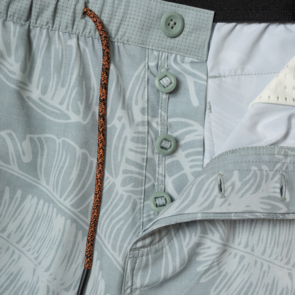 OLEU ALL-SHORT™ 6" INSEAM I 16.5" OUTSEAM - RAINFOREST SEA GREEN