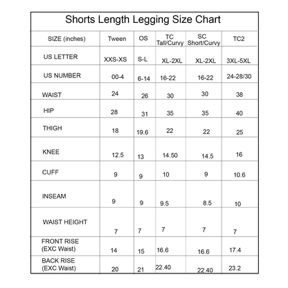 MS Strong Awareness Capri or Shorts Leggings with Pockets