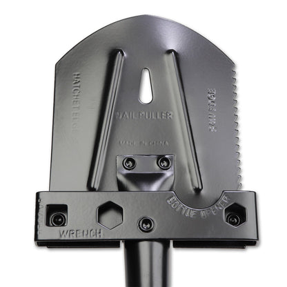 Compact Multi-Function Survival Shovel | Folding Tool with Compass & Survival Kit