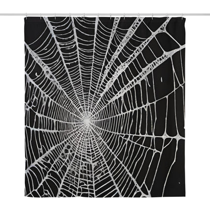 Spider Web Shower Curtain