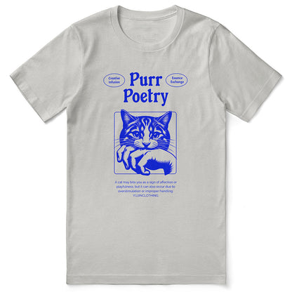 Purr Poetry Cat T-Shirt