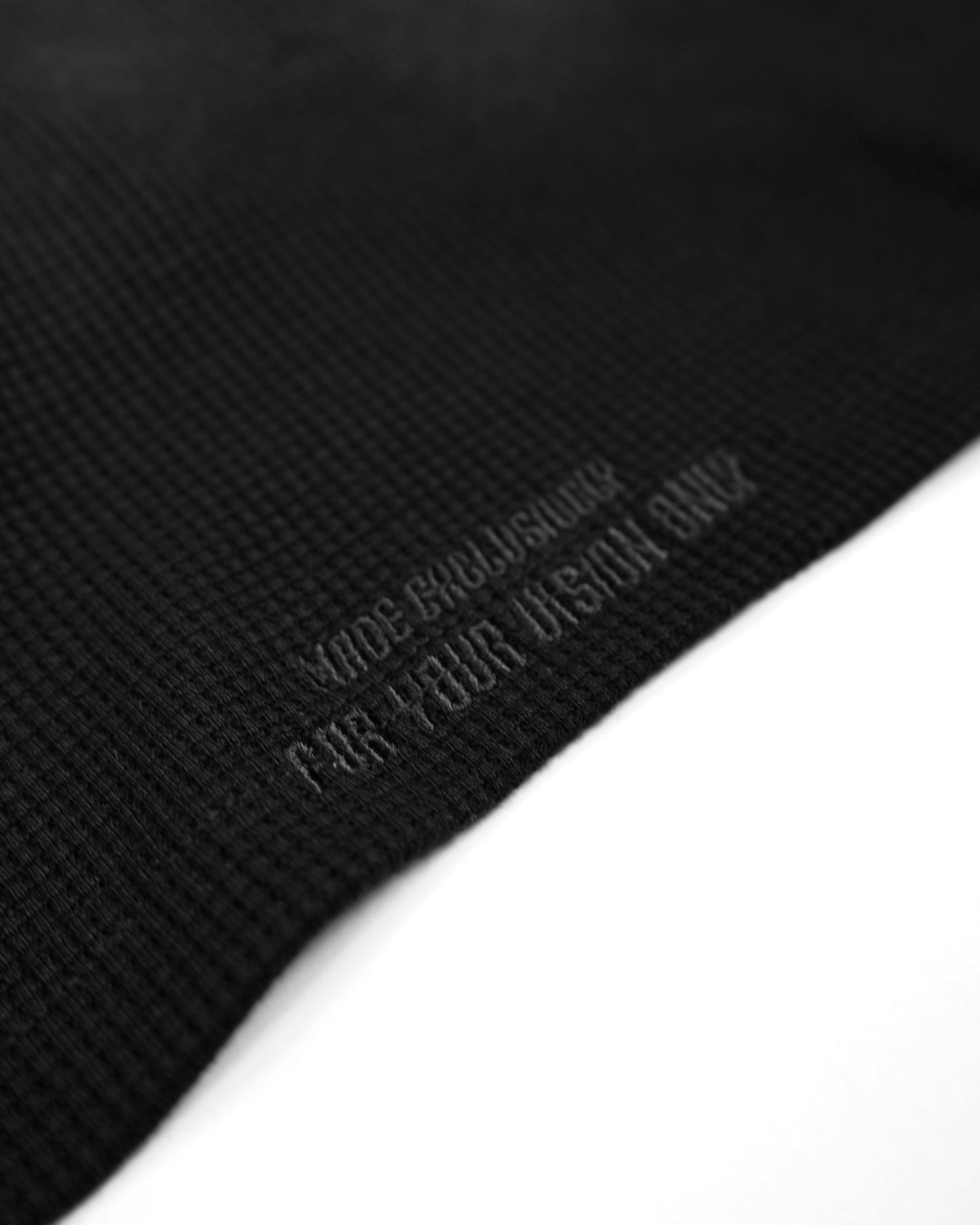 X-RAY THERMAL KNIT HOODIE V2 ( SHADOW BLACK )