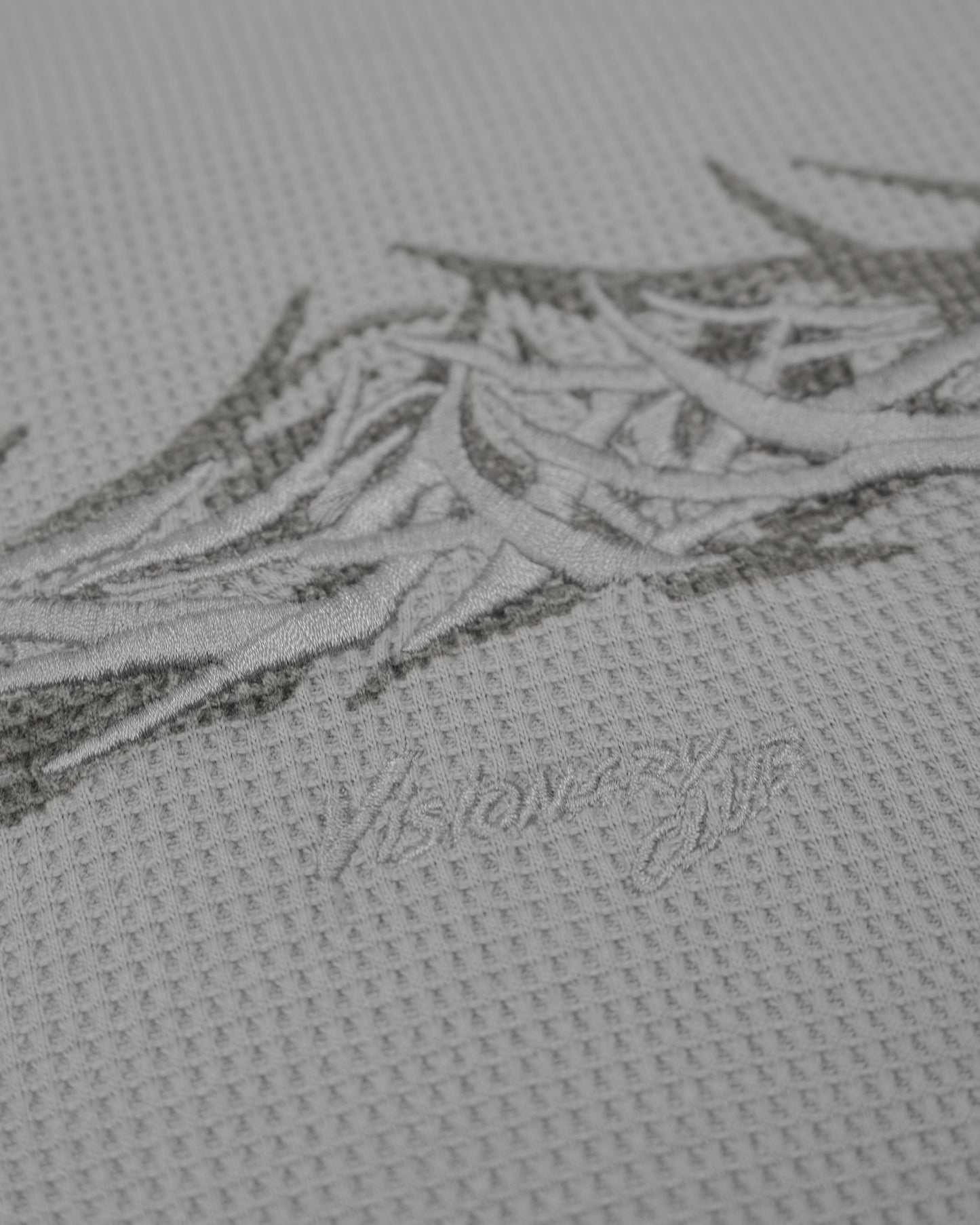 X-RAY THERMAL KNIT HOODIE V2 ( BONES GREY )