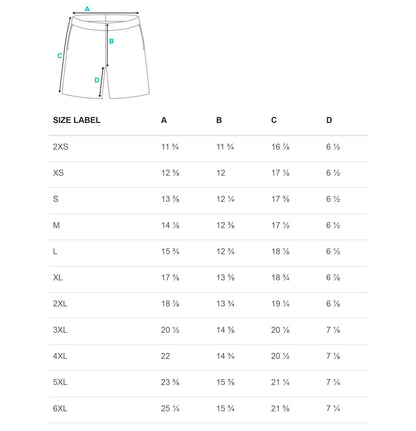 Baha Ranch Yeehaw Neon Men's Swim Trunks