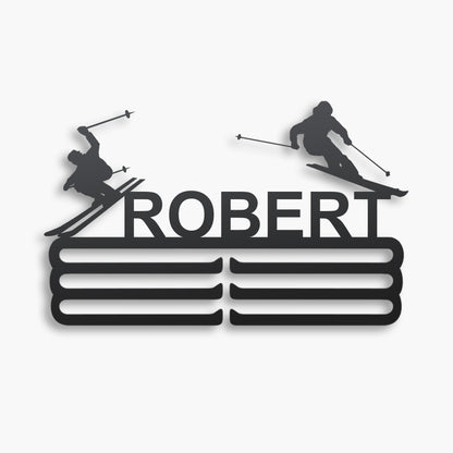 Skiing Medal Hanger