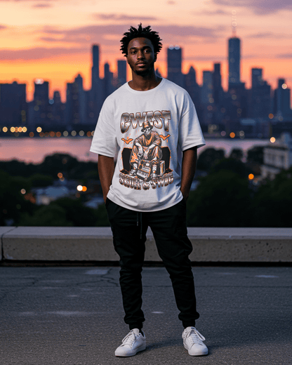 G West Skull & Swag Oversized Men's T-Shirt