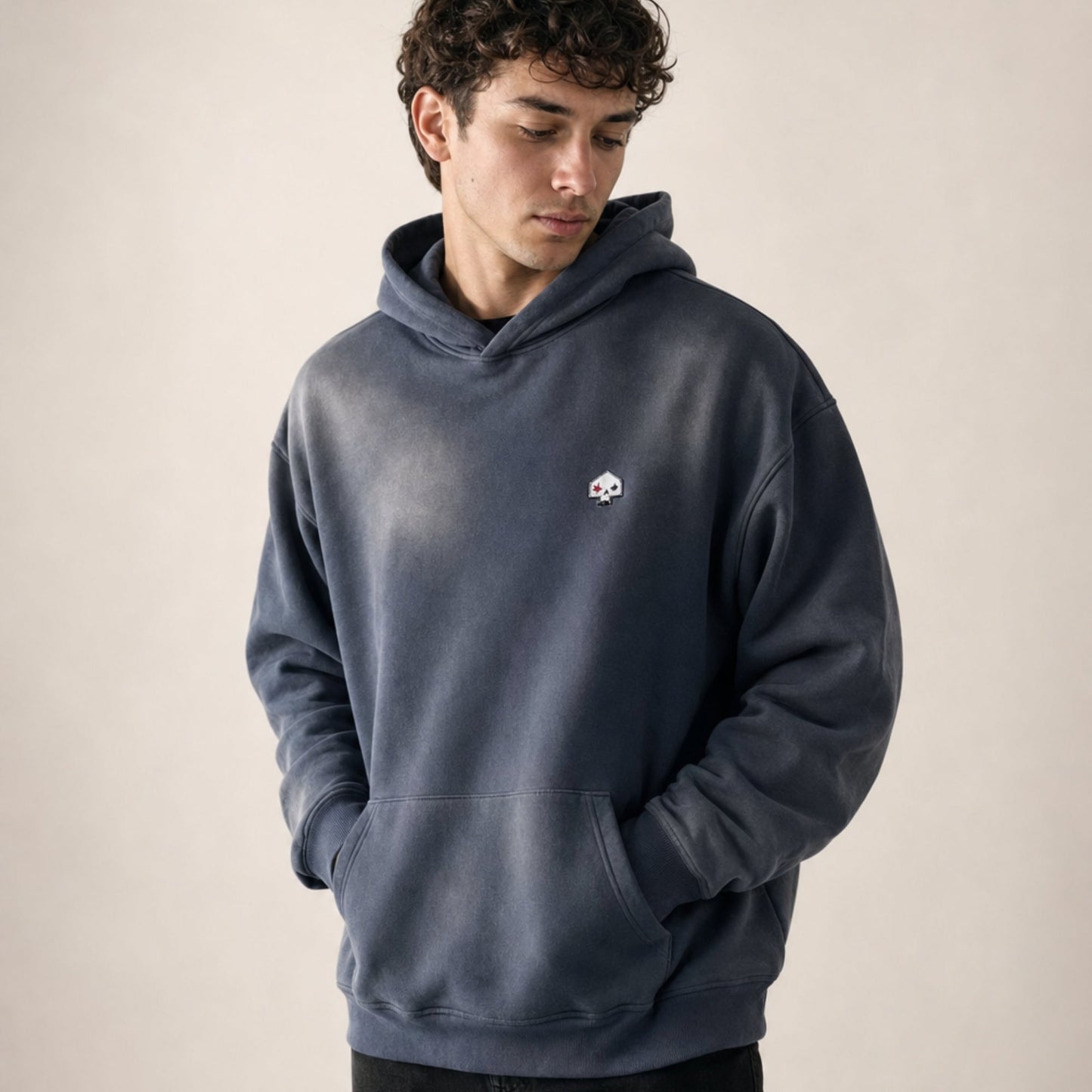 SkullRobot Washed Hoodie