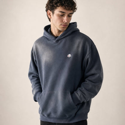 SkullRobot Washed Hoodie