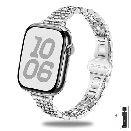 Stainless Steel Strap For Apple Watch Band Series 11/10/9/8/7/6/5/4/ SE / Ultra 1/2/3