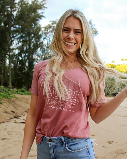 Koloa Breezy Slouchy V-Neck Tee