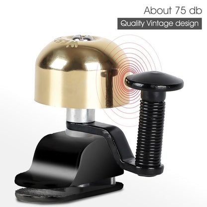 Small Bicycle Bell Mountain Road Bike Horn Sound Alarm Motor Riding Safety Ring Cycling Accessories Bike Bell Classic Bicycle Bell For Bike Ring Bell With Loud Sound Bells For Road Mountain Bike Handlebars Adults