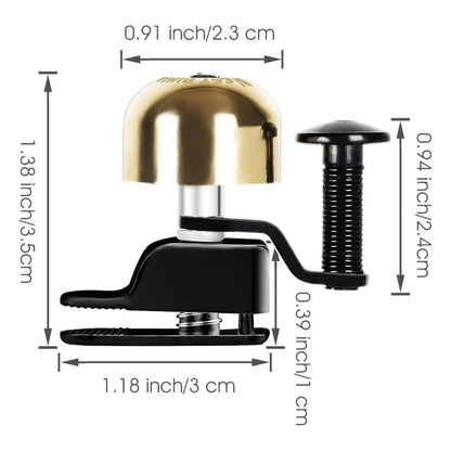 Small Bicycle Bell Mountain Road Bike Horn Sound Alarm Motor Riding Safety Ring Cycling Accessories Bike Bell Classic Bicycle Bell For Bike Ring Bell With Loud Sound Bells For Road Mountain Bike Handlebars Adults