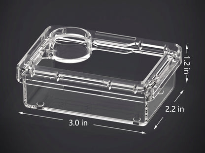 Escape-Proof Reptile Live Feeder with Built-In Supplement Well