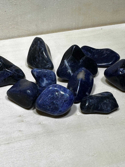 Sodalite Tumbled Stone - A grade