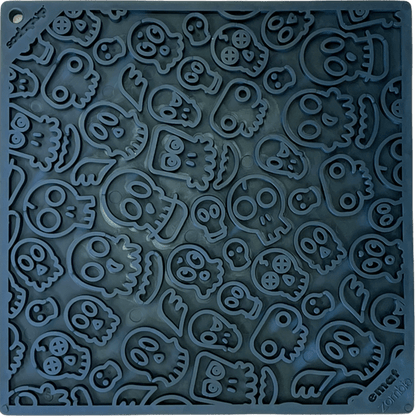 Zombie eMat - Enrichment Lick Mat for Dogs and Cats | Halloween Skull Design | SodaPup