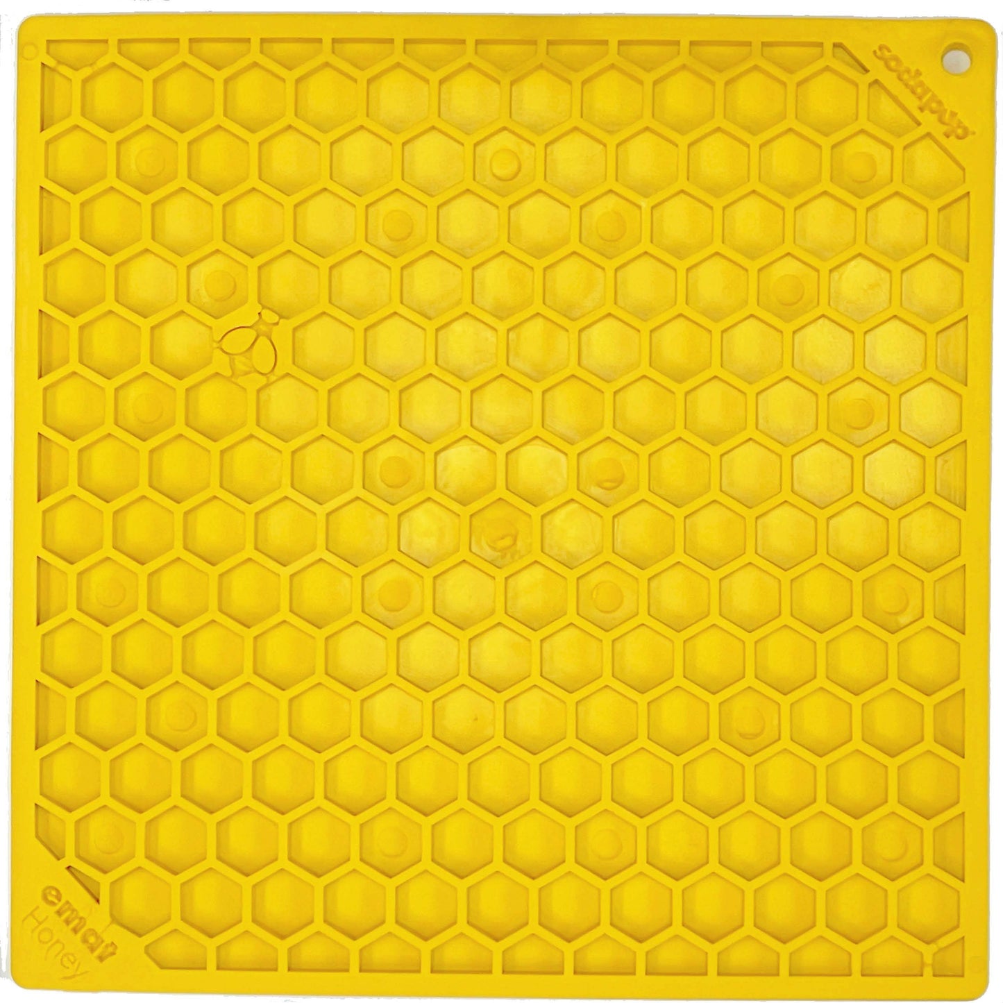 Honeycomb eMat - Enrichment Lick Mat for Dogs and Cats | eMat Enrichment Toy for Anxiety Relief | SodaPup