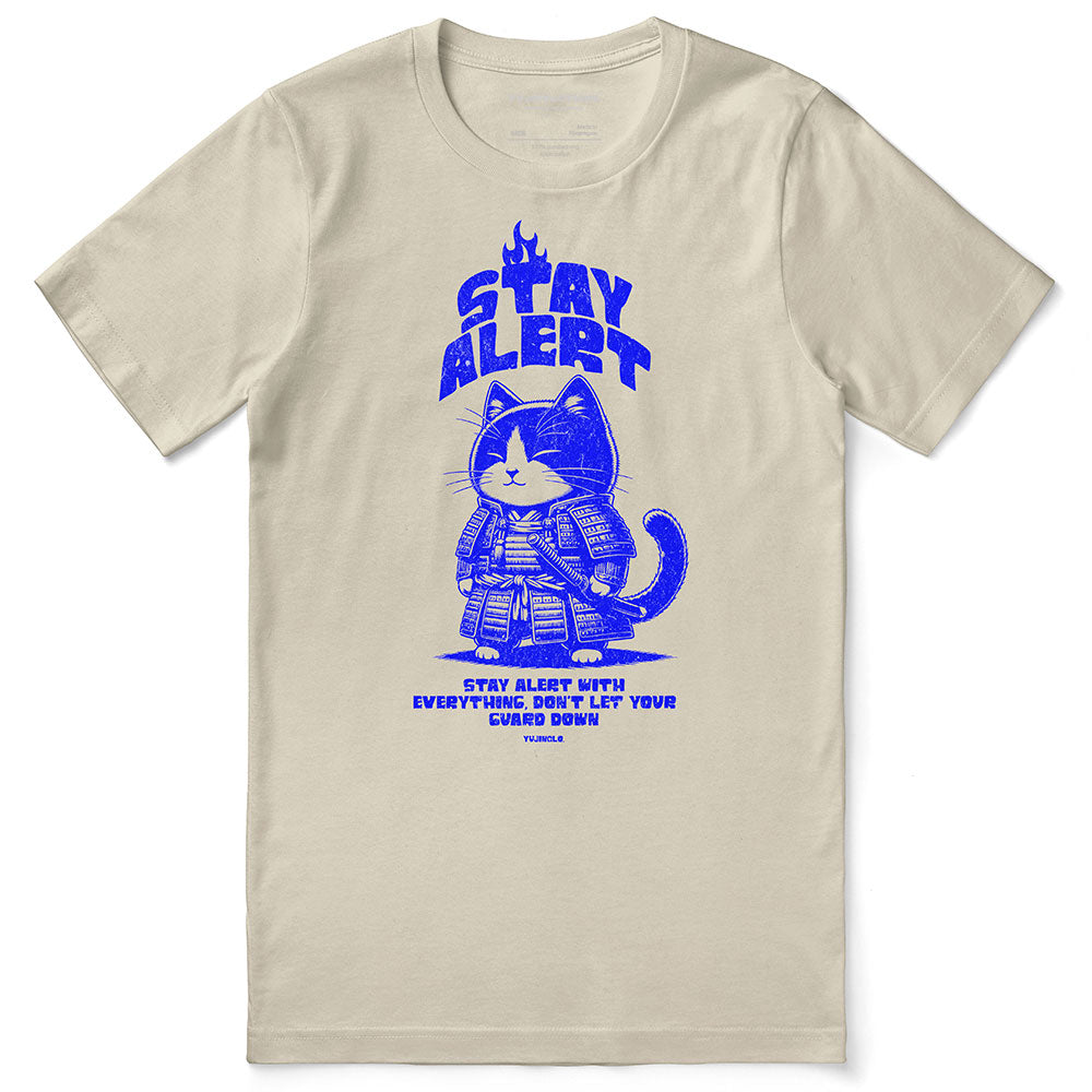 Stay Alert Cat T-Shirt