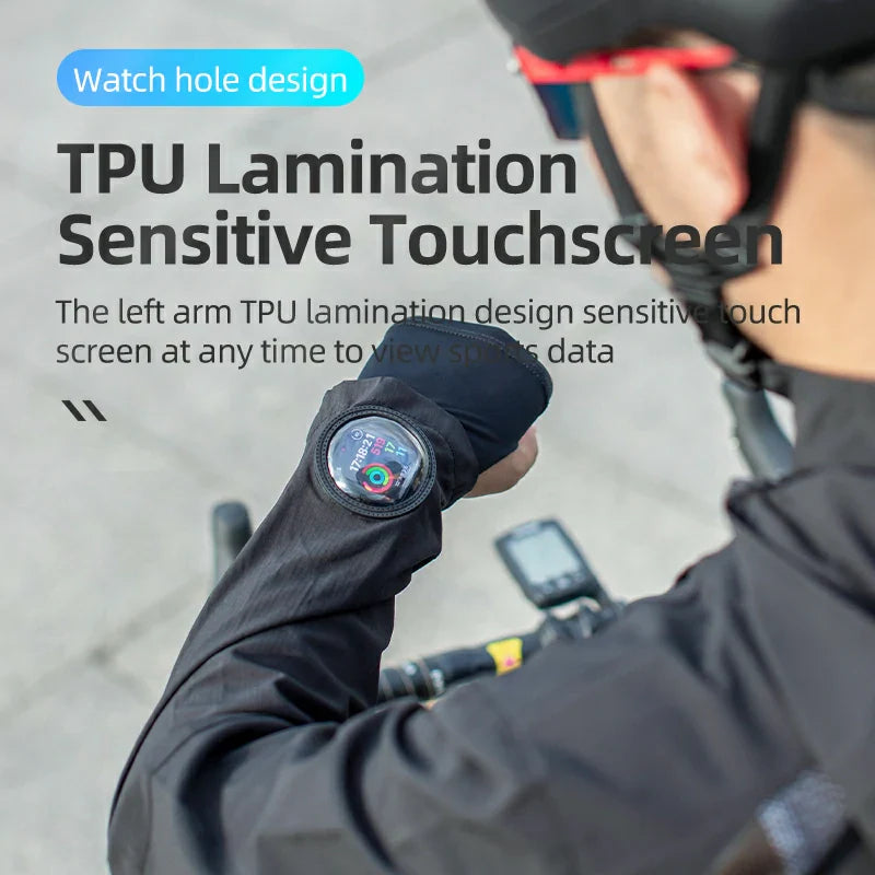 ROCKBROS Men's Softshell Jacket & Pants Breathable Cycling Suit