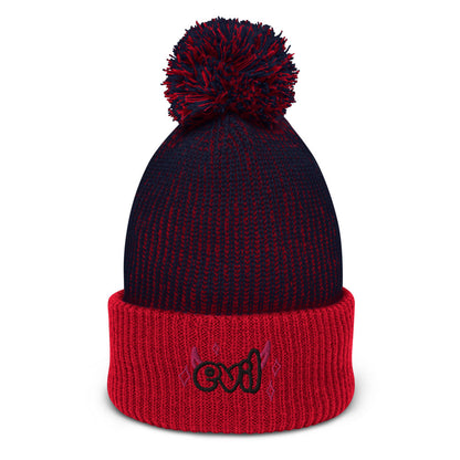 Evil Pop-Pom Beanie