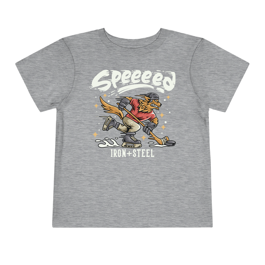 Speed Wolf Hockey Toddler Tee