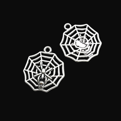 Spider & Web Alloy Charms