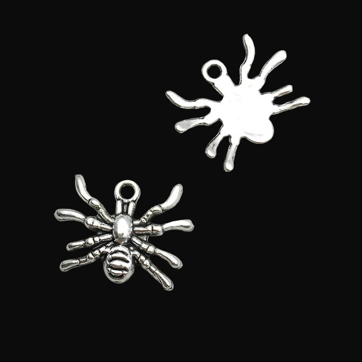 Spider & Web Alloy Charms
