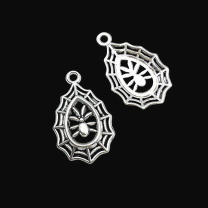 Spider & Web Alloy Charms