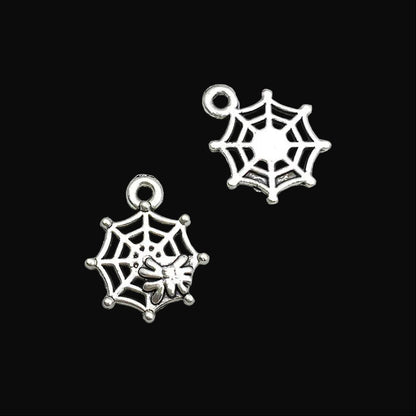 Spider & Web Alloy Charms