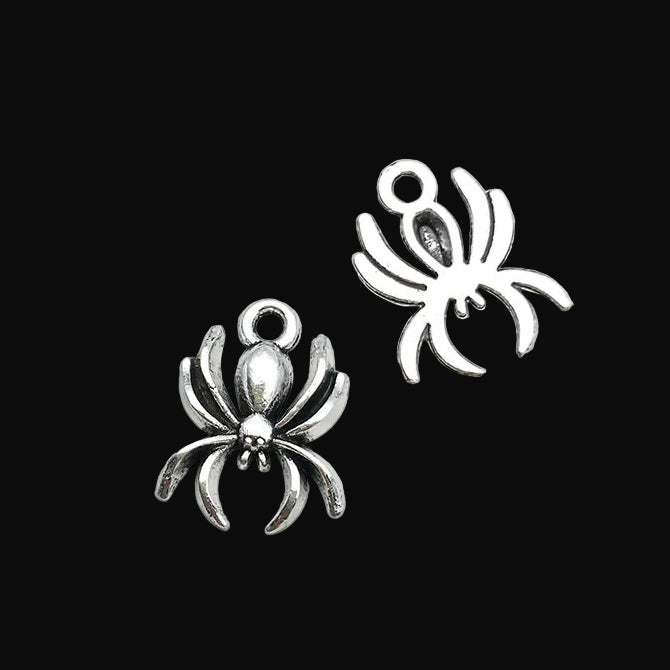 Spider & Web Alloy Charms