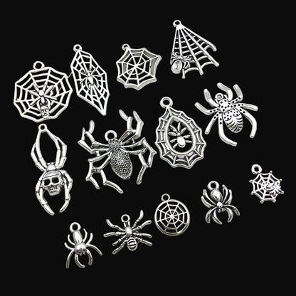 Spider & Web Alloy Charms
