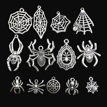 Spider & Web Alloy Charms