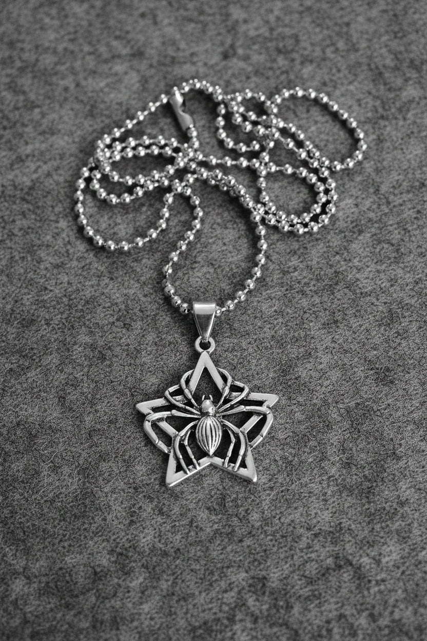 Celestial Spider Necklace