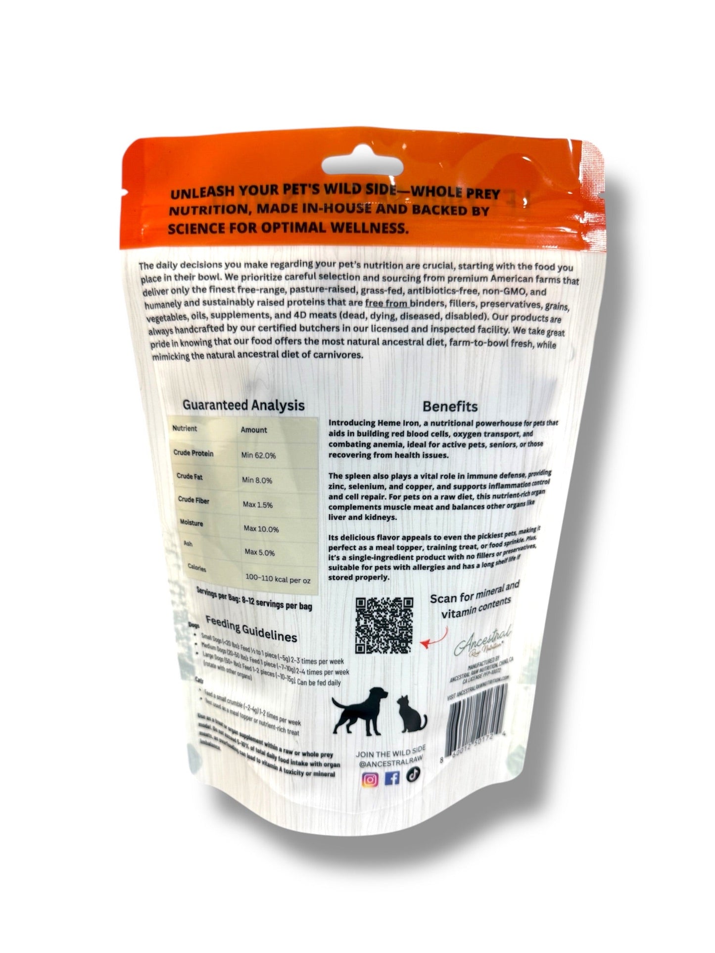 Dehydrated Beef Spleen