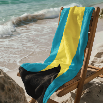 Bahamas Flag Beach Towel