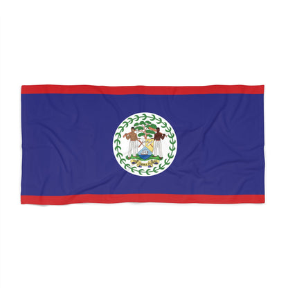 Belize Flag Beach Towel