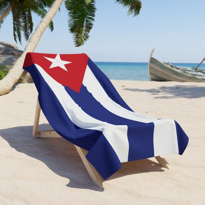 Cuba Flag Beach Towel