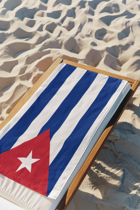 Cuba Flag Beach Towel