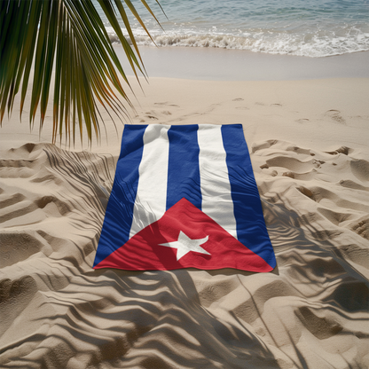 Cuba Flag Beach Towel
