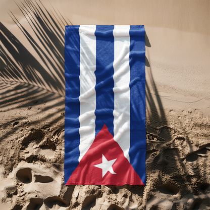 Cuba Flag Beach Towel