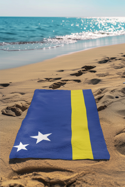 Curacao Flag Beach Towel