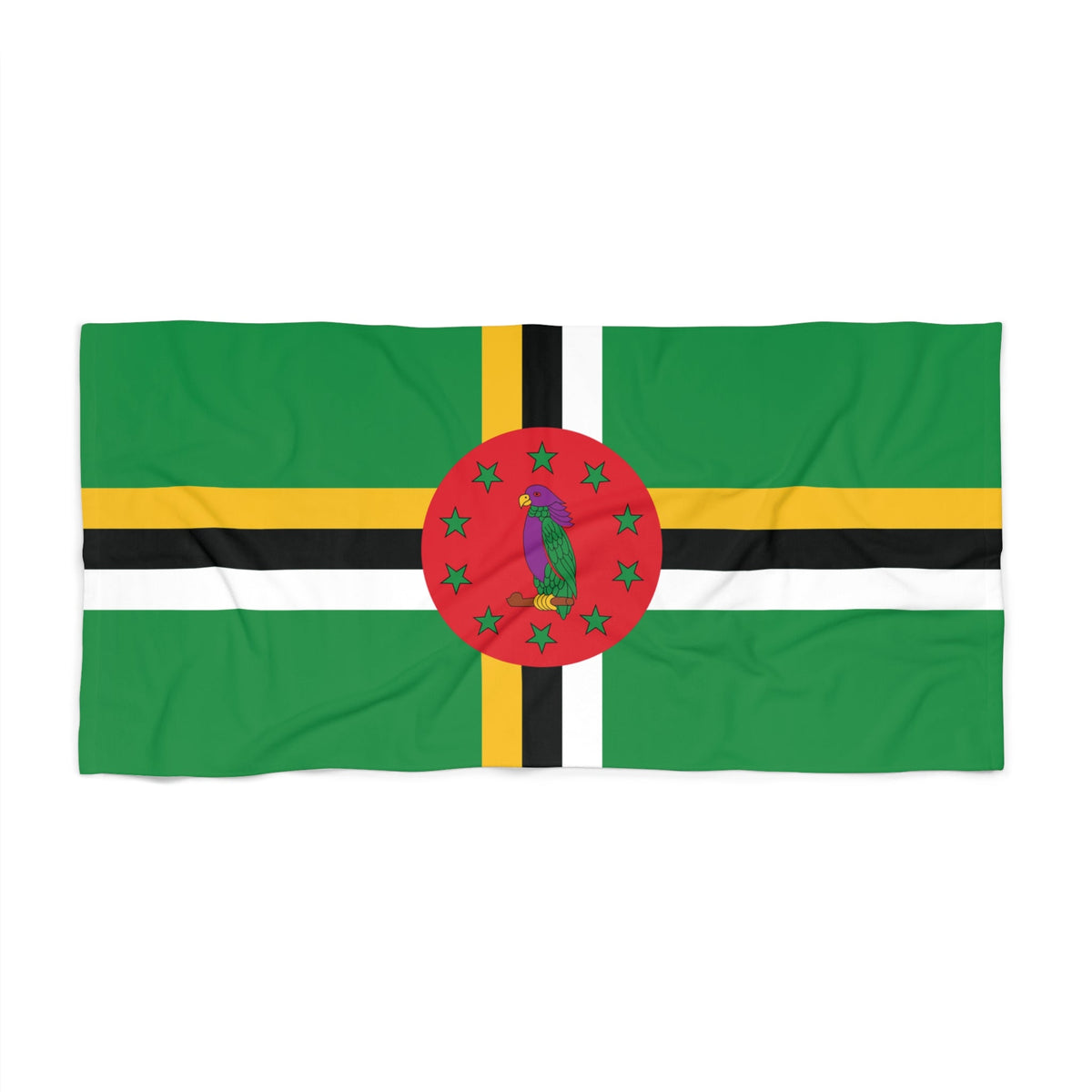Dominica Flag Beach Towel