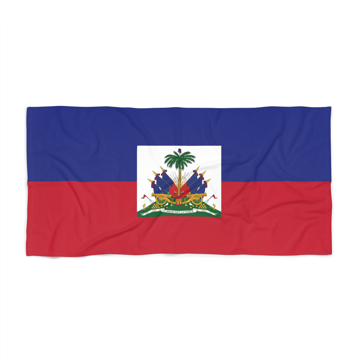 Haiti Flag Beach Towel