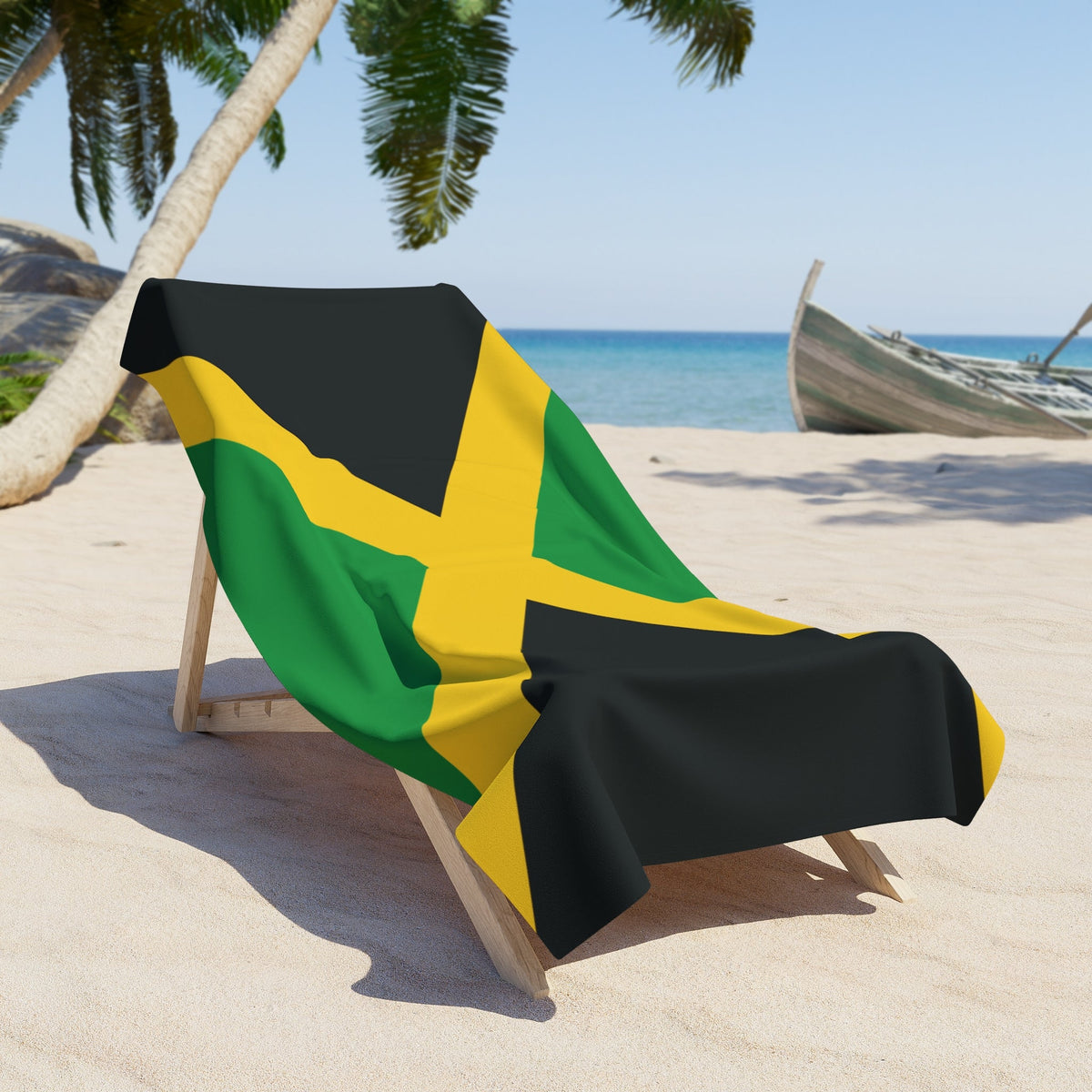 Jamaica Flag Beach Towel