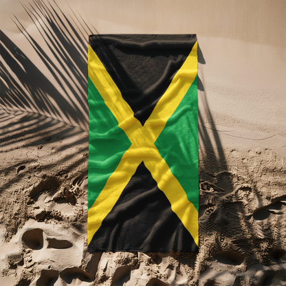 Jamaica Flag Beach Towel